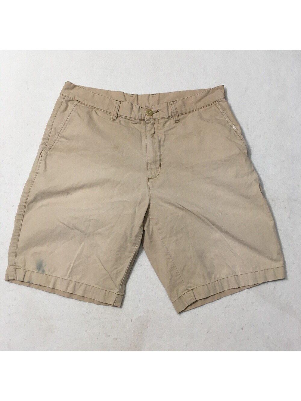 Patagonia Organic Cotton Khaki Shorts Men’s Size 32 Beige Chino Casual stained